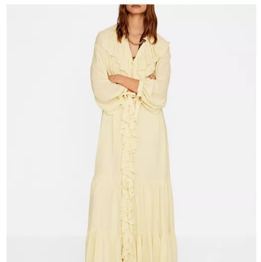 MNG RUFFLE GOWN size 6
